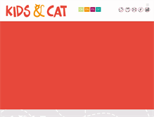 Tablet Screenshot of kids-cat.com